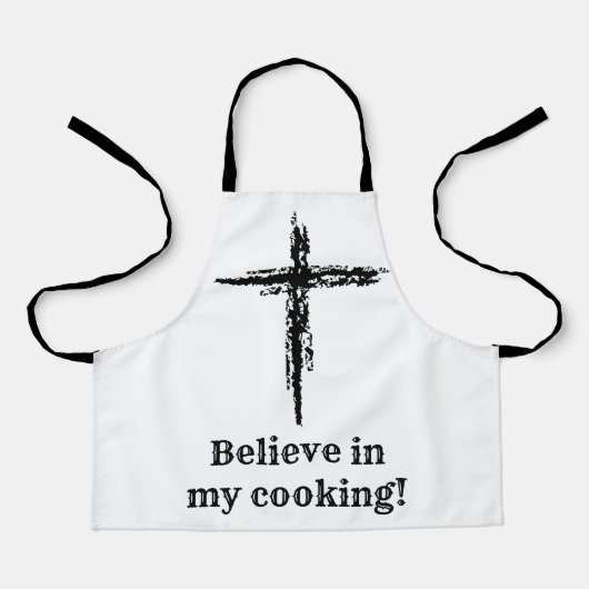 Believe in my cooking エプロン (正面)