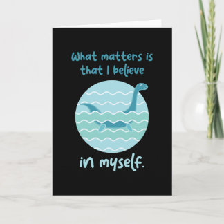 Believe In Myself Loch Ness Nessy カード