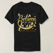 Believe In The Cure Bladder Cancer Awareness Butte Tシャツ (デザイン正面)
