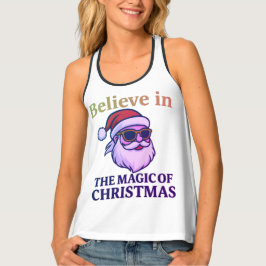 Believe in the Magic of Christmas All-Over Print R タンクトップ