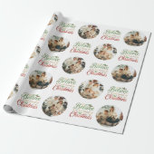 Believe in the Magic of Christmas Photo Collage  ラッピングペーパー (アンロールド)