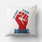 Believe in Workers Power Union Design クッション (正面)