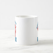 Believe in Workers Power Union Design コーヒーマグカップ (中央)