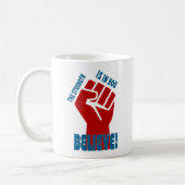 Believe in Workers Power Union Design コーヒーマグカップ (左)