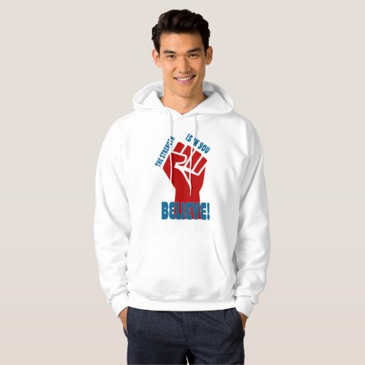 Believe in Workers Power Union Design パーカ (正面フル)