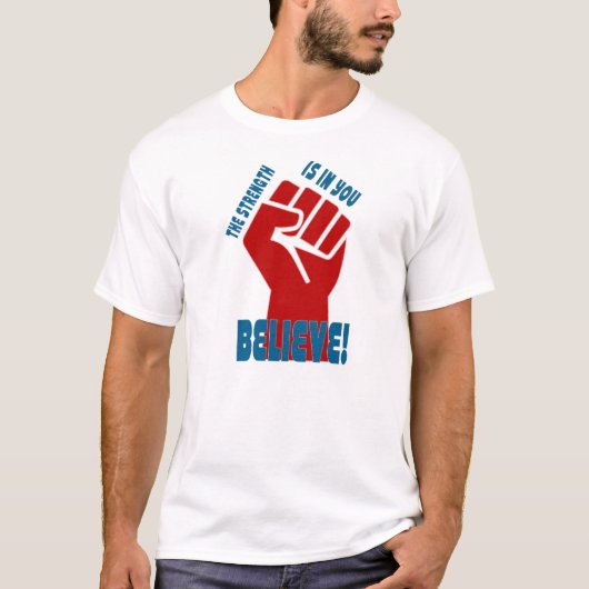 Believe in Workers Power Union Design Tシャツ (正面)