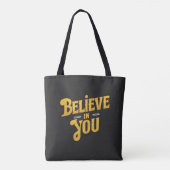 Believe in You - Motivation トートバッグ (裏面)