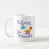 Believe in Your Dreams – Dino Adventure Mug コーヒーマグカップ (左)