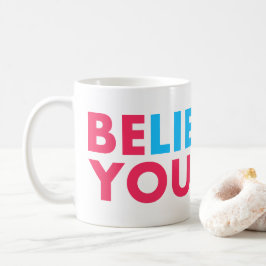 Believe in yourself コーヒーマグカップ