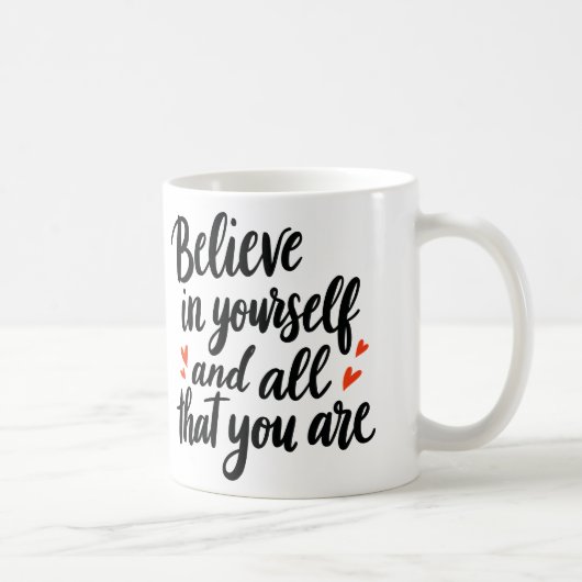 Believe in Yourself 2 コーヒーマグカップ (右)