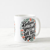 Believe in Yourself 3 コーヒーマグカップ (正面右)