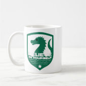 Believe In Yourself Funny Motivational Loch Ness M コーヒーマグカップ (左)