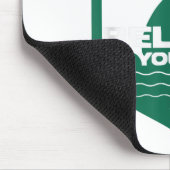 Believe In Yourself Funny Motivational Loch Ness M マウスパッド (コーナー)