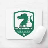Believe In Yourself Funny Motivational Loch Ness M マウスパッド (マウス)