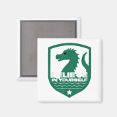 Believe In Yourself Funny Motivational Loch Ness M マグネット (正面/裏面)