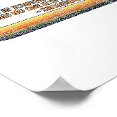 Believe In Yourself Funny Sasquatch Bigfoot  ポスター (角)