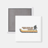 Believe In Yourself Funny Sasquatch Bigfoot  マグネット (正面/裏面)