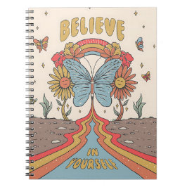 Believe in Yourself Inspirational Butterfly  ノートブック