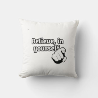 (Believe in yourself) Throw Pillow クッション