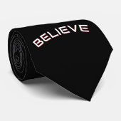 ‘Believe’ Inspirational Quote  ネクタイ (ロール)