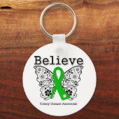 Believe Kidney Disease Awareness キーホルダー (正面)