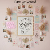 Believe Magical Stars - Boho Celestial ポスター