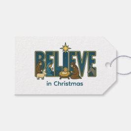 Believe nativity  ギフトタグ