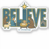 Believe Nativity シール (正面)