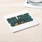 Believe Nativity スクエアペーパーコースター (アングル)