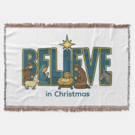 Believe nativity  スローブランケット
