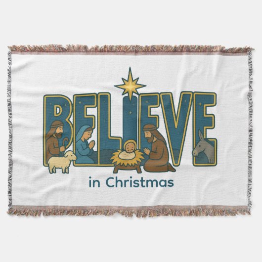 Believe nativity  スローブランケット (正面)