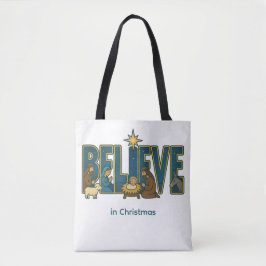 Believe Nativity  トートバッグ