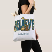 Believe Nativity トートバッグ (クローズアップ)
