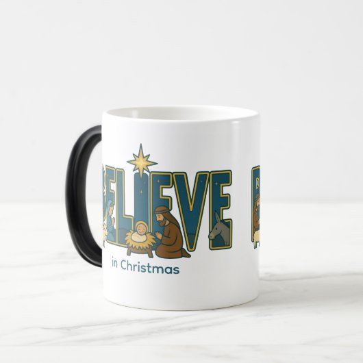 Believe Nativity Color morphing Mug モーフィングマグカップ (正面左)