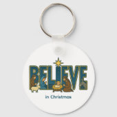 Believe nativity Ornament キーホルダー (正面)