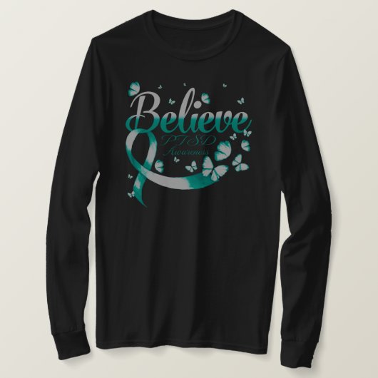 Believe PTSD Butterfly Tシャツ (デザイン正面)