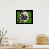 Believe Pug Frog Poster ポスター (キッチン)