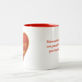 Believe Red Heart ツートーンマグカップ (中央)