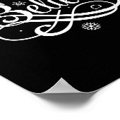 Believe Santa Claus Believe Christmas Matching Paj ポスター (角)