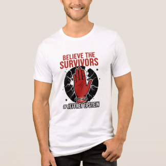 Believe the Survivors of Jeffrey Epstein トライブレンドＴシャツ