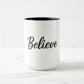 Believe Two-Tone Mug 15oz   マグカップ (中央)
