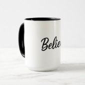Believe Two-Tone Mug 15oz   マグカップ (正面左)