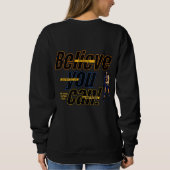 BELIEVE YOU CAN Motivational Sweatshirt – Full Tex スウェットシャツ (裏面)