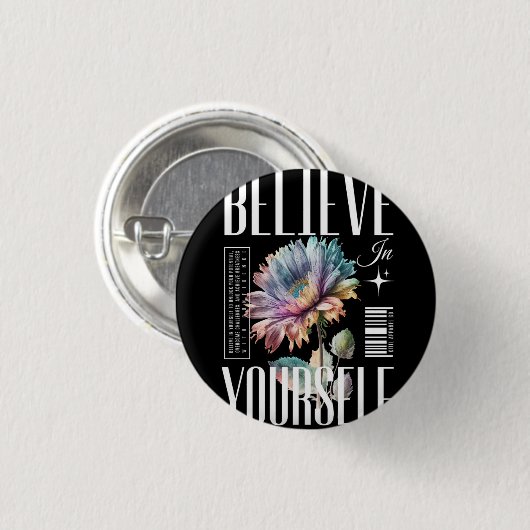 Believe your self Logo design 缶バッジ (正面&裏面)