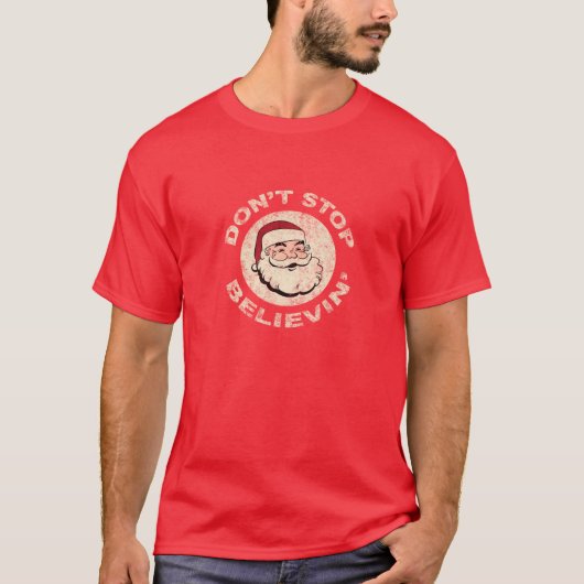 Believinの動揺してな円のワイシャツをストップ Tシャツ (正面)