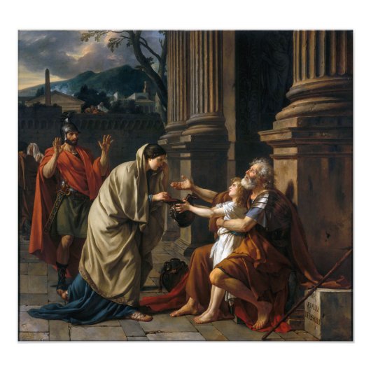 Belisarius by Jacques Louis David フォトプリント (正面)