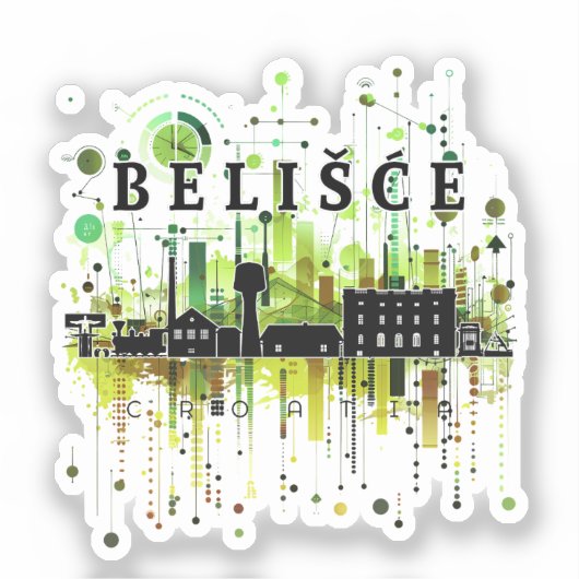 Belišće Croatia シール (正面)