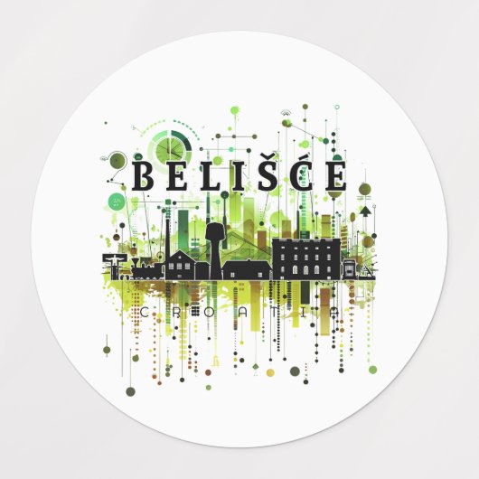 Belišće Croatia ラベル (デザイン2)