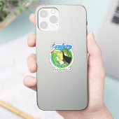 Belitung Indonesia旅行ロゴ シール (スマートフォン)