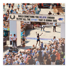 Belive enough to put all the effort フォトプリント           